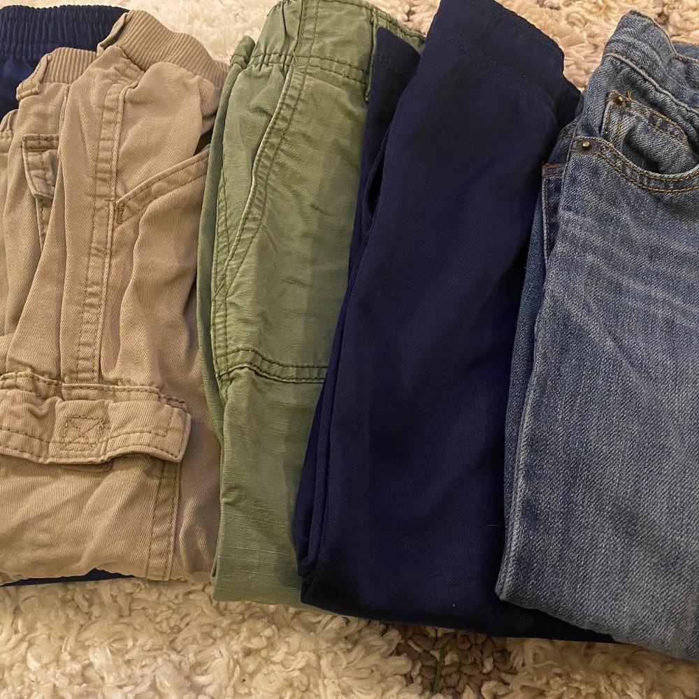 Toddler Boys size 4 long sleeve pants lot